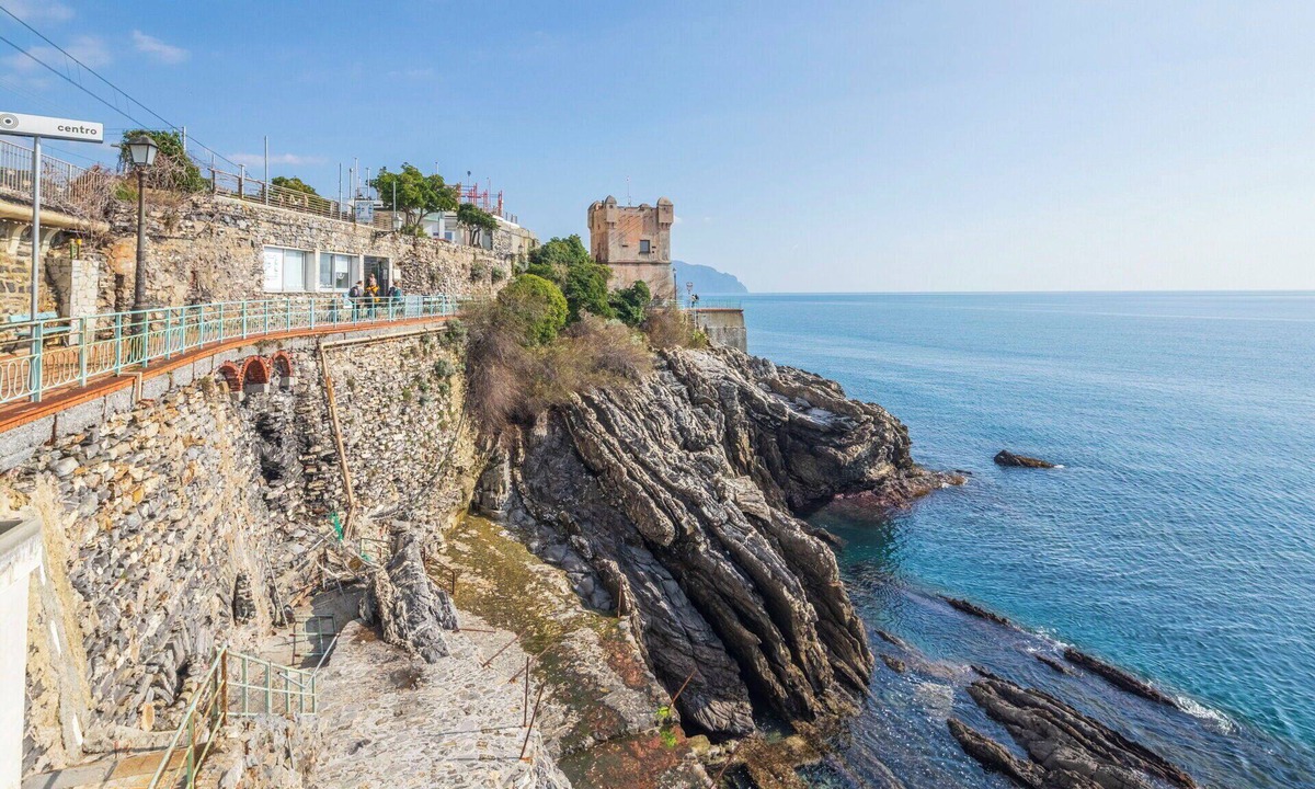 Nervi Apartment | Beautiful apartment for 8 people with A/C, WIFI, balcony, pets allowed and panoramic view