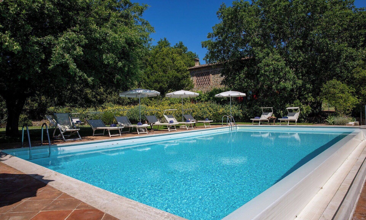 Rapolano Terme Villa | Beautiful private villa for 8 people with private pool, A/C, WIFI, veranda and panoramic view