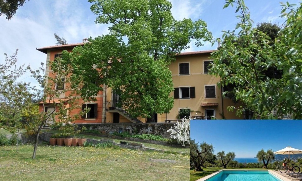 Velva Villa | Historic Villa Apt Panoramic Pool Near Cinque Terre & Sestri Levante