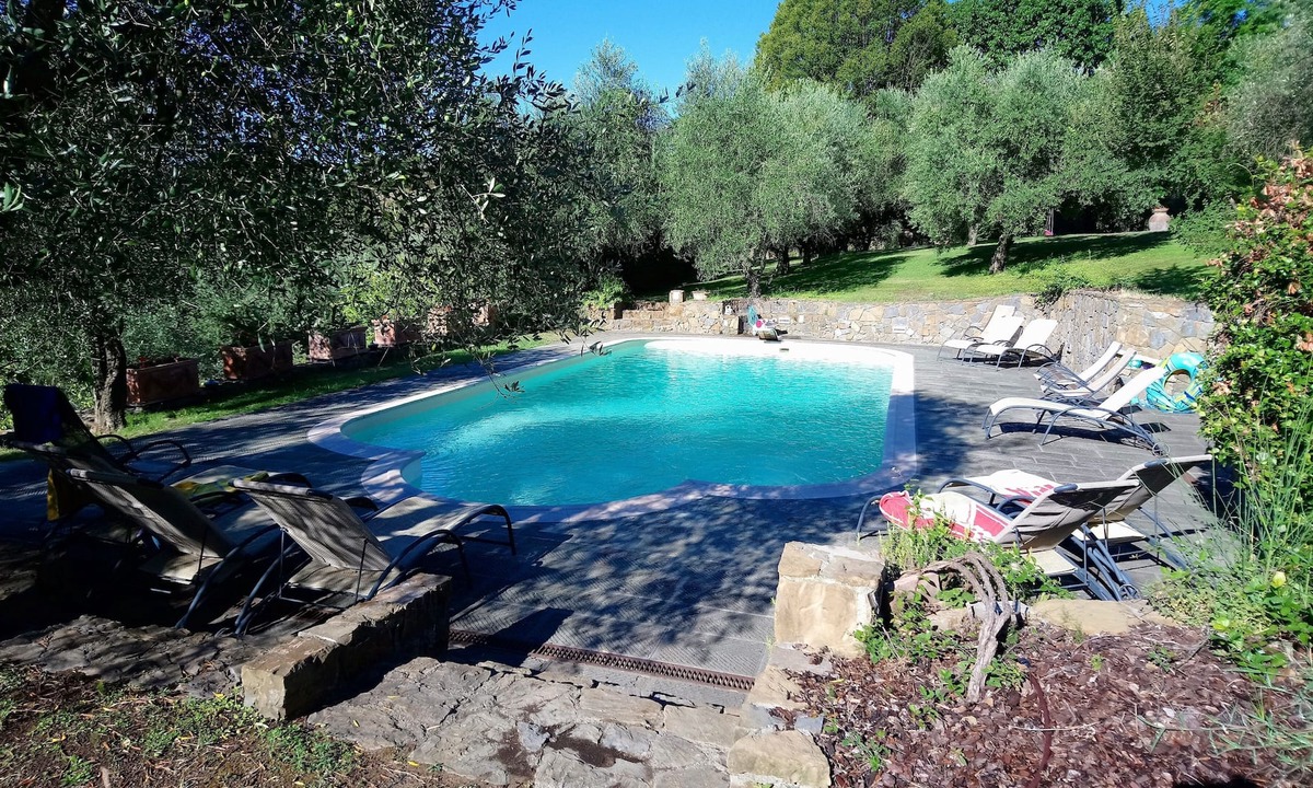 Lastra a Signa Apartment | Luxury apartment with swimming pool, large park with lawns and olive trees