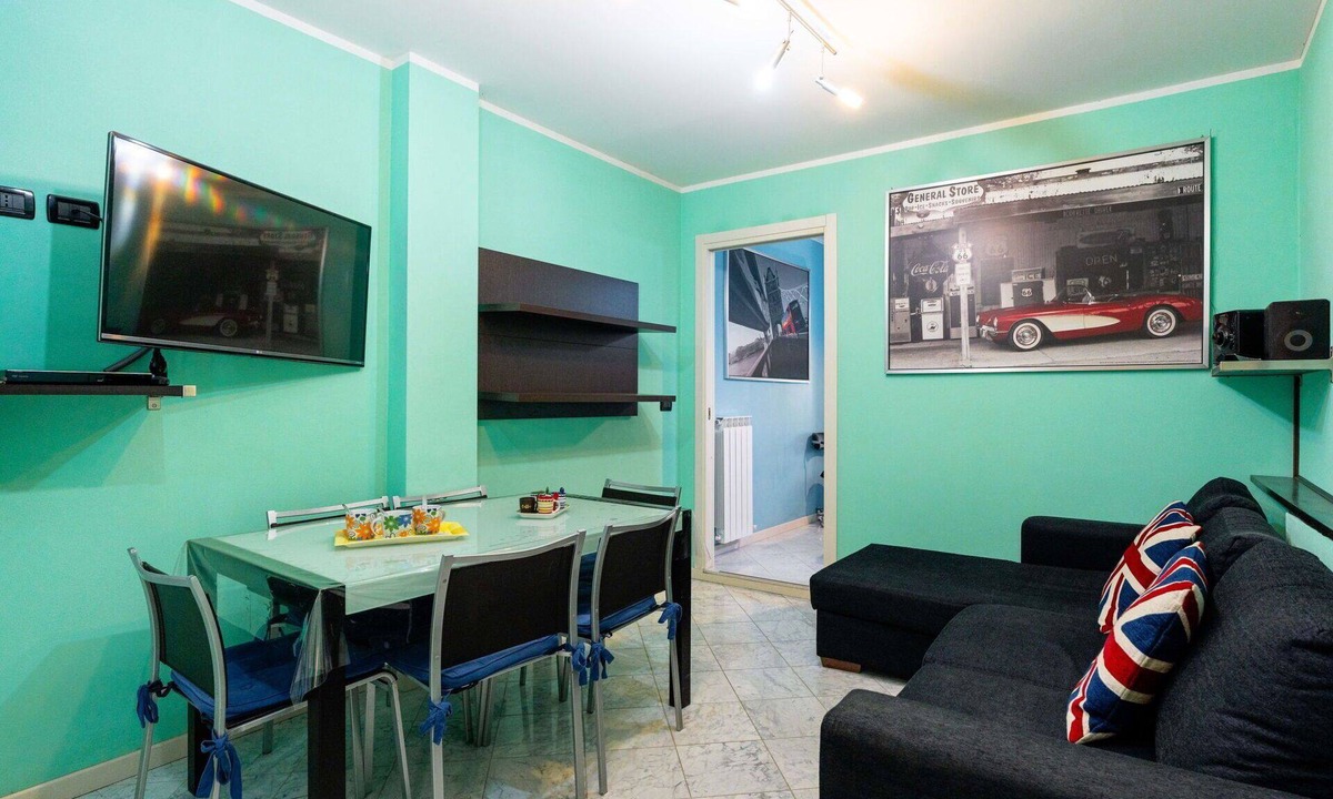 Riva Ligure Apartment | Nice apartment for 5 guests with TV and terrace