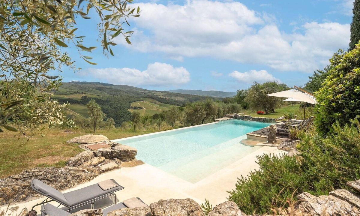 Radda in Chianti Villa | Private Villa with WIFI, hot tub, private pool, TV, patio, panoramic view, close to Greve In Chianti