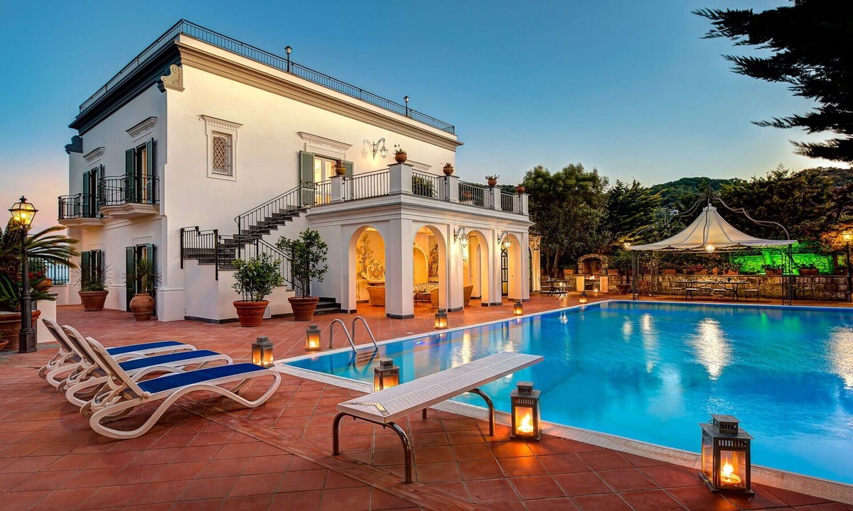 Colli di Fontanelle Villa | Stunning private villa with A/C, private pool, WIFI, TV, patio, panoramic view, close to Sorrento