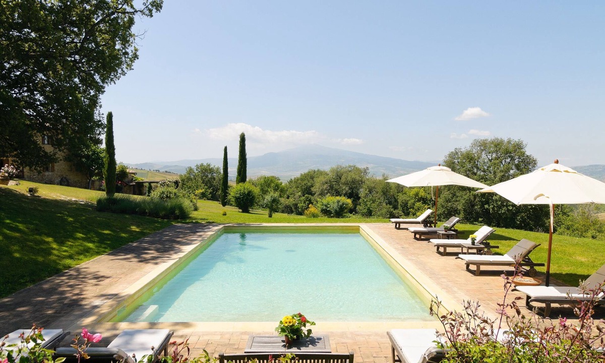 Pienza House | Unique view 3 bdr villa with pool & A/C in Pienza | Oriolo