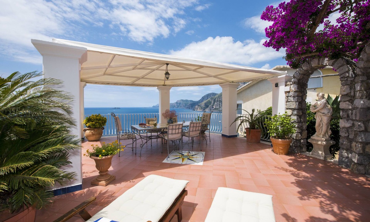 Positano Villa | Villa Arzilla 1 with charming view, w/o steps, parking and private beach