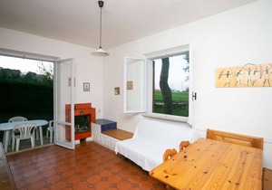 M086 - Marcelli, three-room apartment with garden at Residence MareVerde