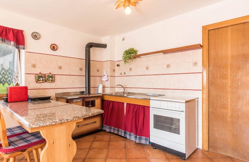 Roncone Apartment | Apartment "Baita Località Cap" with Garden & Mountain View