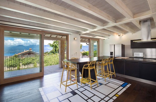 Torri del Benaco House | Ca' Bosca: Exclusive Lakeview Villa with Private Pool and Rooftop in Albisano