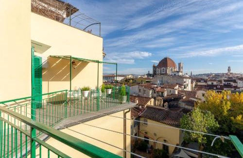 Santa Maria Novella Apartment | Casa di Paola - terrace with view in Florence