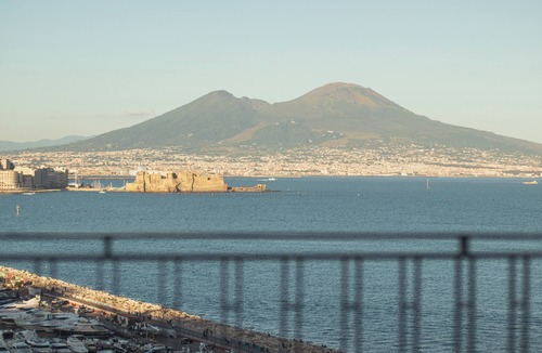 Posillipo Apartment | Luxurious and Panoramic Apartment: Sea and Vesuvius View with Elevator