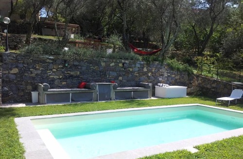 San Lorenzo della Costa Apartment | Luxury Apartment 2-4 persons in villa Liberty with olive trees and swimming pool, fine residential area above Santa Margherita Ligure