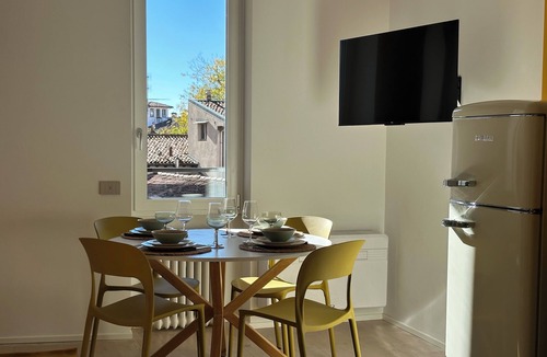 Borgo San Leonardo Apartment | Modern two-room apartment central borfuro kitchen living room design