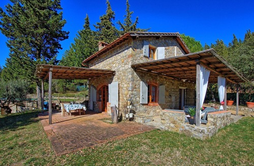 Castellina in Chianti Villa | Private Villa with WIFI, A/C, private pool, TV, patio, panoramic view, close to Greve In Chianti