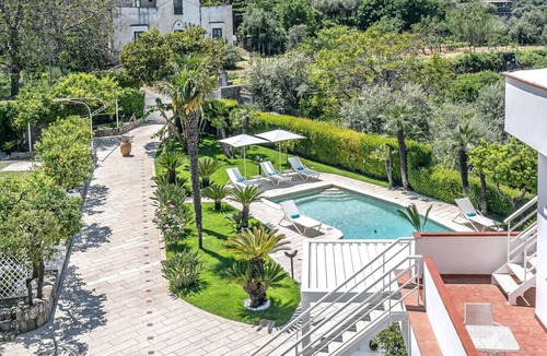Vico Equense Villa | Private Villa with private pool, A/C, hot tub, WIFI, TV, terrace, panoramic view, close to Sorrento