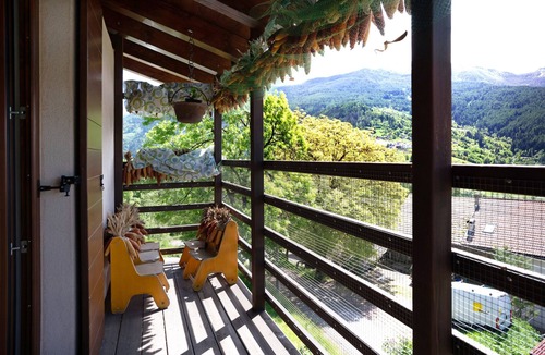 Sant'Orsola Terme Apartment | Room 'La Gemma - Suite Incantata' with Mountain View, Shared Garden and Wi-Fi