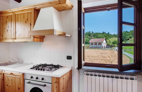 Sassello Apartment | Studio Apartment 'Ant Ra Prina Chiaro Pino' with Mountain View and Shared Garden
