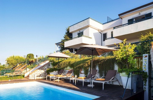 Colli di Fontanelle Villa | Stunning private villa with WIFI, A/C, private pool, TV, patio, panoramic view, close to Sorrento
