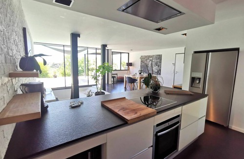 Saint Pierre de Feric Villa | Stunning private villa for 8 people with WIFI, A/C, private pool, TV and terrace