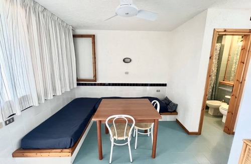 Cugnana Verde Apartment | Three-room apartment with 6 beds (50 sq m), made up of living-dining room and double sofa bed or 2 separate single sofa beds, double bedroom and bedroom with 2 single beds or bunk beds.Furnished and equipped in a simple and functional way, they are equip