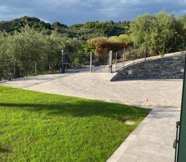 Rezza Apartment | Villa swimming pool Ca'Du'Ma' Portofino view ovest