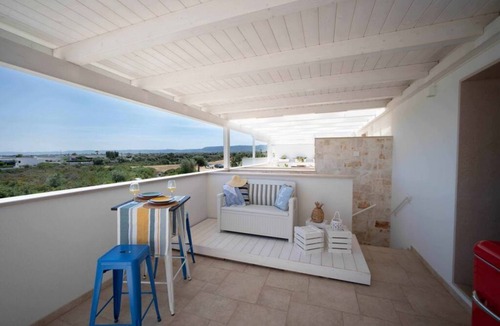Capitolo Apartment | WePuglia-Suite Patrizia SeaView, charming studio apt with sea view terrace