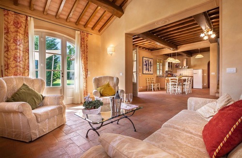 Colle di Compito Villa | Wonderful private villa for 4 guests with private pool, WIFI, A/C, TV and veranda, close to Lucca