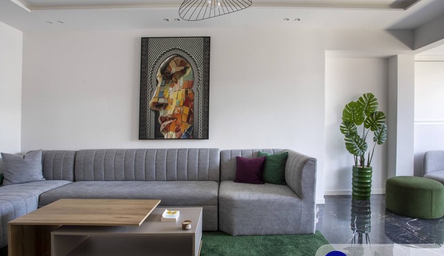 Air-conditioned apartment in the Carras district close to the sea