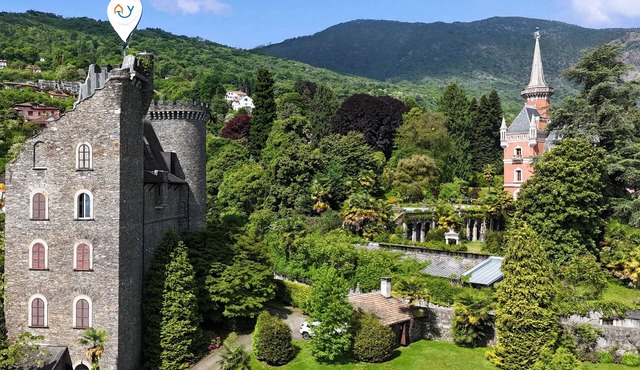 Albert's Castle Apt by Lake Maggiore, Baveno, Italy in Baveno