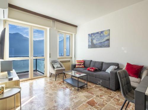 Apartment Lovere Balcony View by Interhome