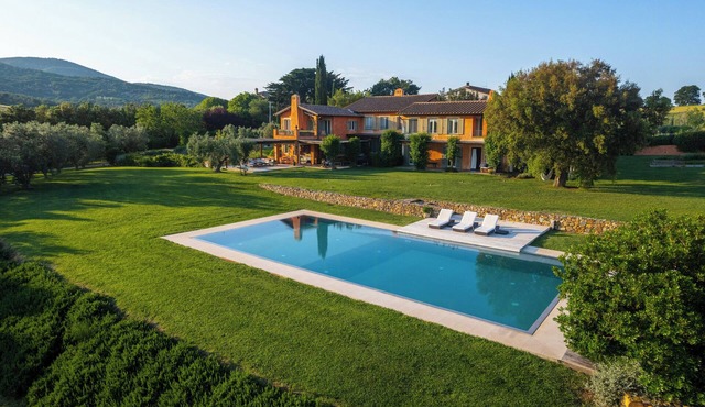 Author's villa with two pools in Capalbio