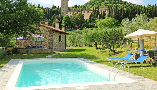 Beautiful private villa for 6 people with private pool, WIFI, A/C, TV, patio and pets allowed