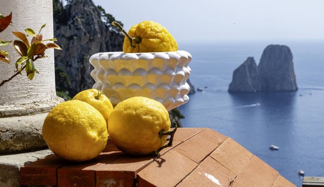 Central Traditional Caprese Villa overlooking the Faraglioni in Marina Piccola
