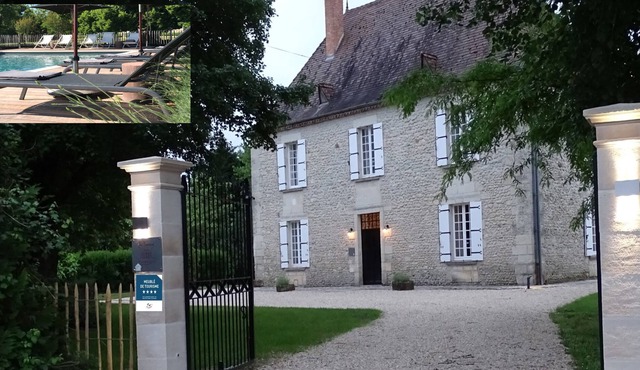 Charming, 4 ****, Spacious Country-house near Aubeterre-sur-Dronne in Charente in Laprade