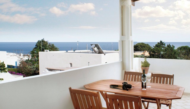 Comfortable apartment with terrace SEA VIEW just 200 meters from the coast in Santa Cesarea Terme