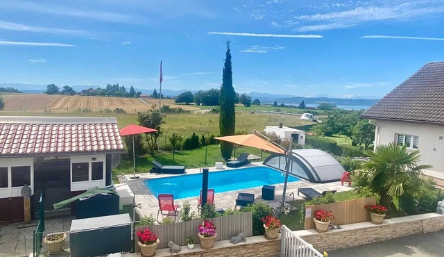 Homerez - Comfortable studio in Bevaix with mountain view - 30 m² + Spa in Bevaix