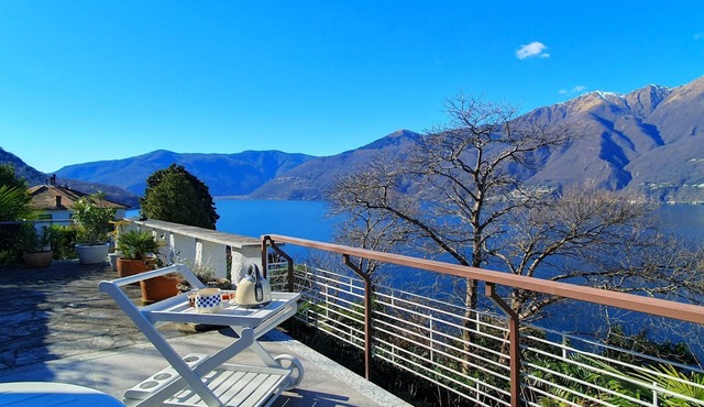 Apartment by Lake Maggiore with Mountain Views