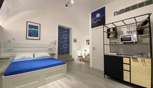 Just a short walk from the subway and near the historic center of Naples