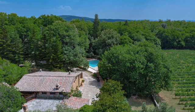Luxury Villa Near Siena with Vineyard Views, Family-Friendly & Superb Amenities