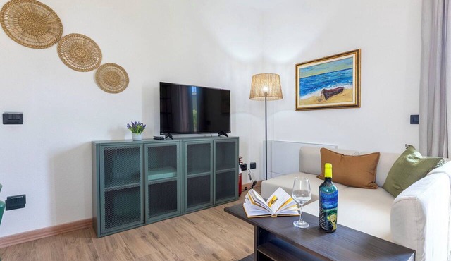 Nice apartment for 4 guests with A/C, WIFI, TV, balcony and pets allowed