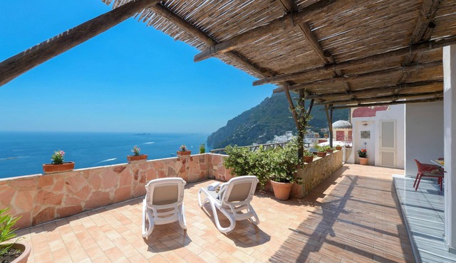 Seaside, near the elevator, just a few steps away, and parking available