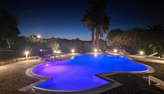 Villa 'Le Palme' with Sea View, Wi-Fi, and Air Conditioning