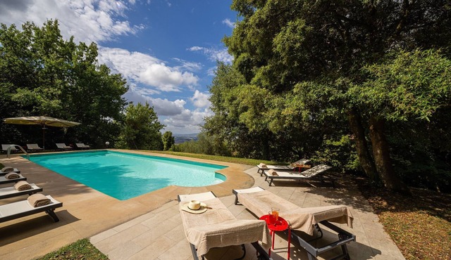 Villa Linchiano with Historic Tower and Private Pool