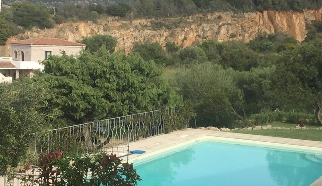 Villa with sea view pool