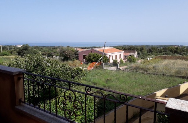 In Valledoria, in northern Sardinia, overlooking the sea and Corsica